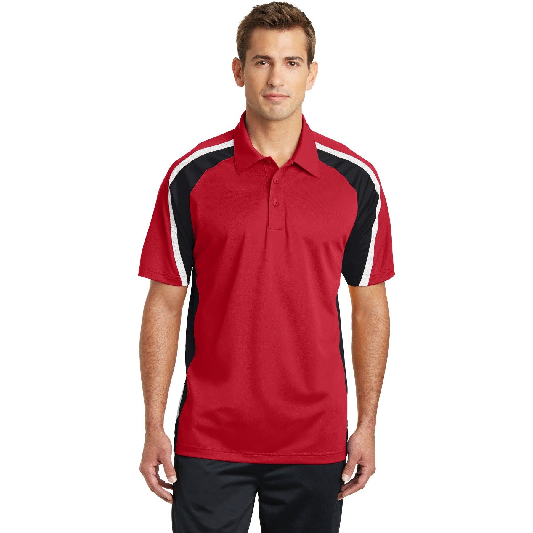 Sport-Tek-Sport-Tek® Tricolor Micropique Sport-Wick® Polo. ST654-MedTech-2